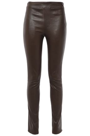 HELMUT LANG Stretch-leather leggings