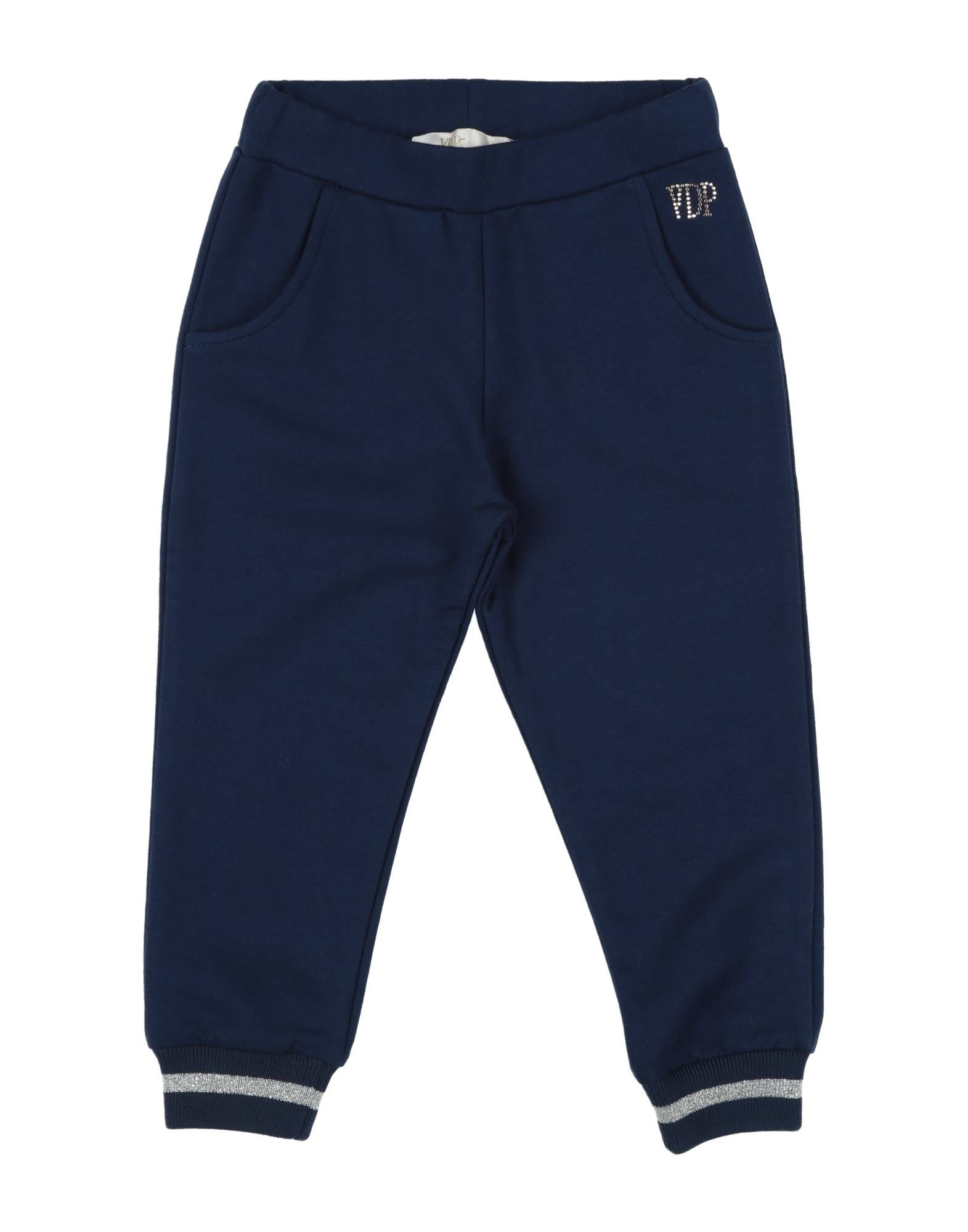 Vdp Collection Kids' Casual Pants In Dark Blue