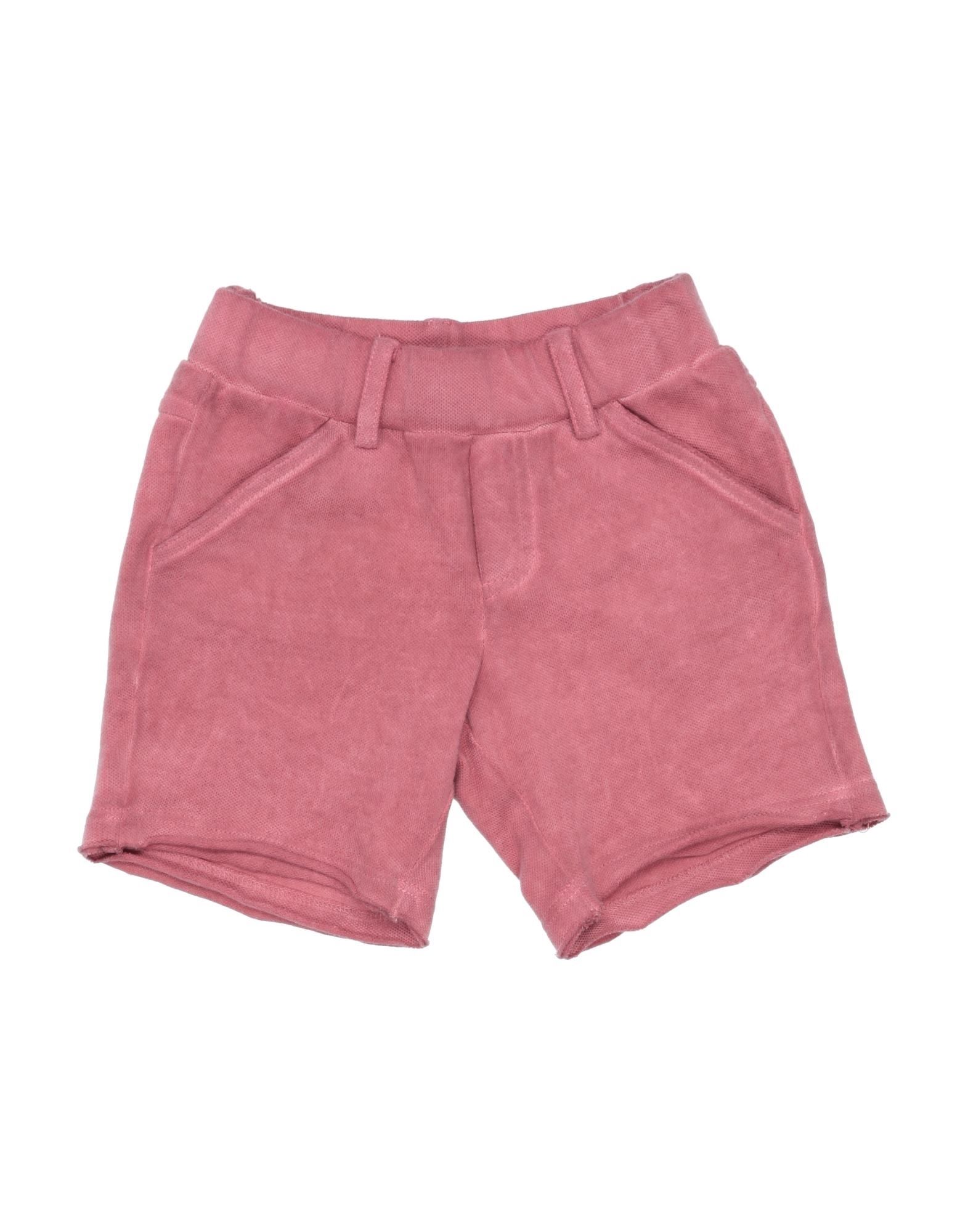 Kid's Company Newborn Boy Shorts & Bermuda Shorts Garnet Size 3 Cotton, Polyamide, Synthetic Fibers In Red
