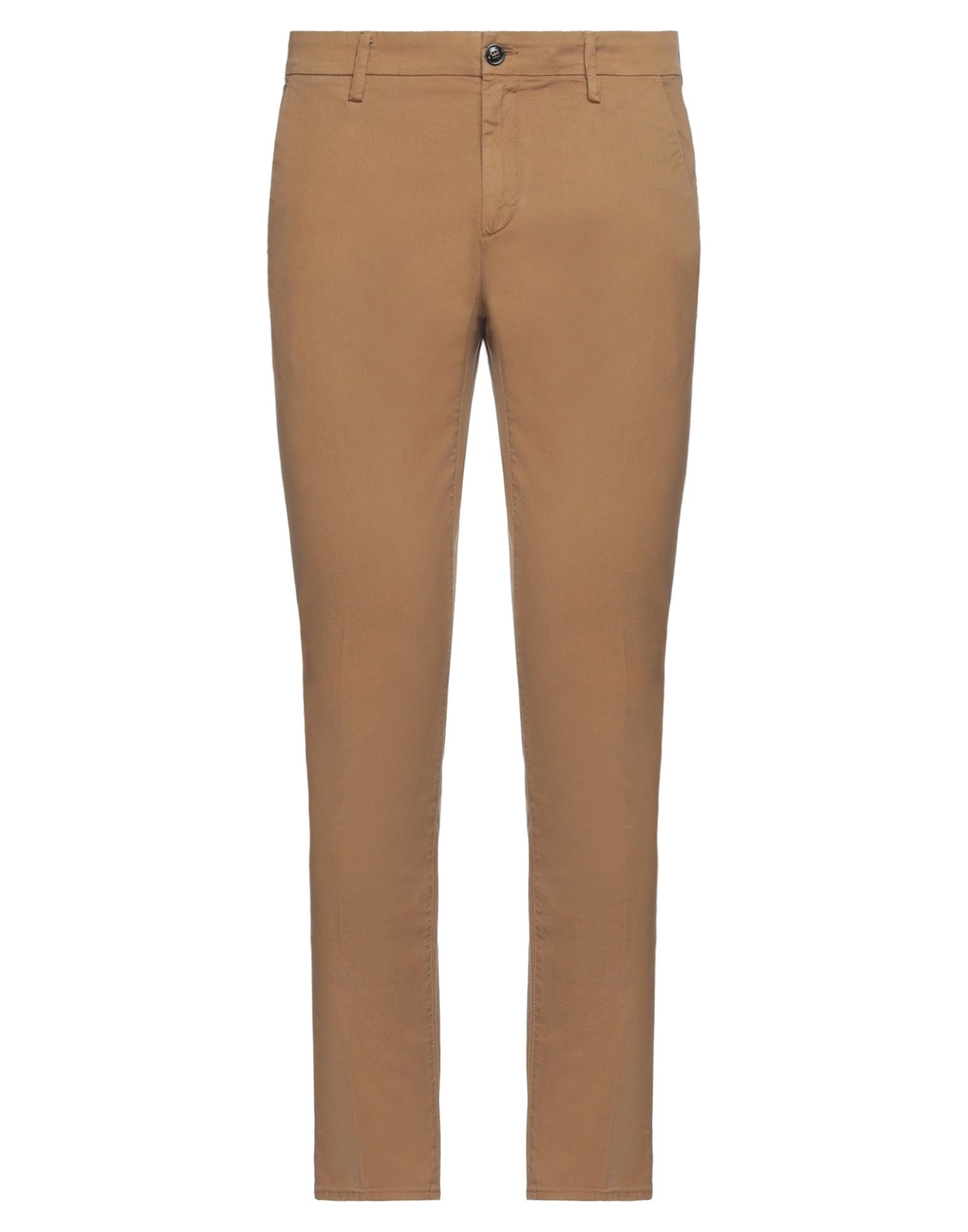 People (+)  Man Pants Camel Size 32 Cotton, Elastane In Camel