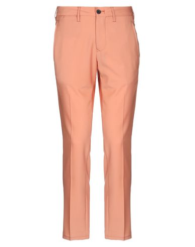 Man Pants Salmon pink Size 35 Virgin Wool, Elastane