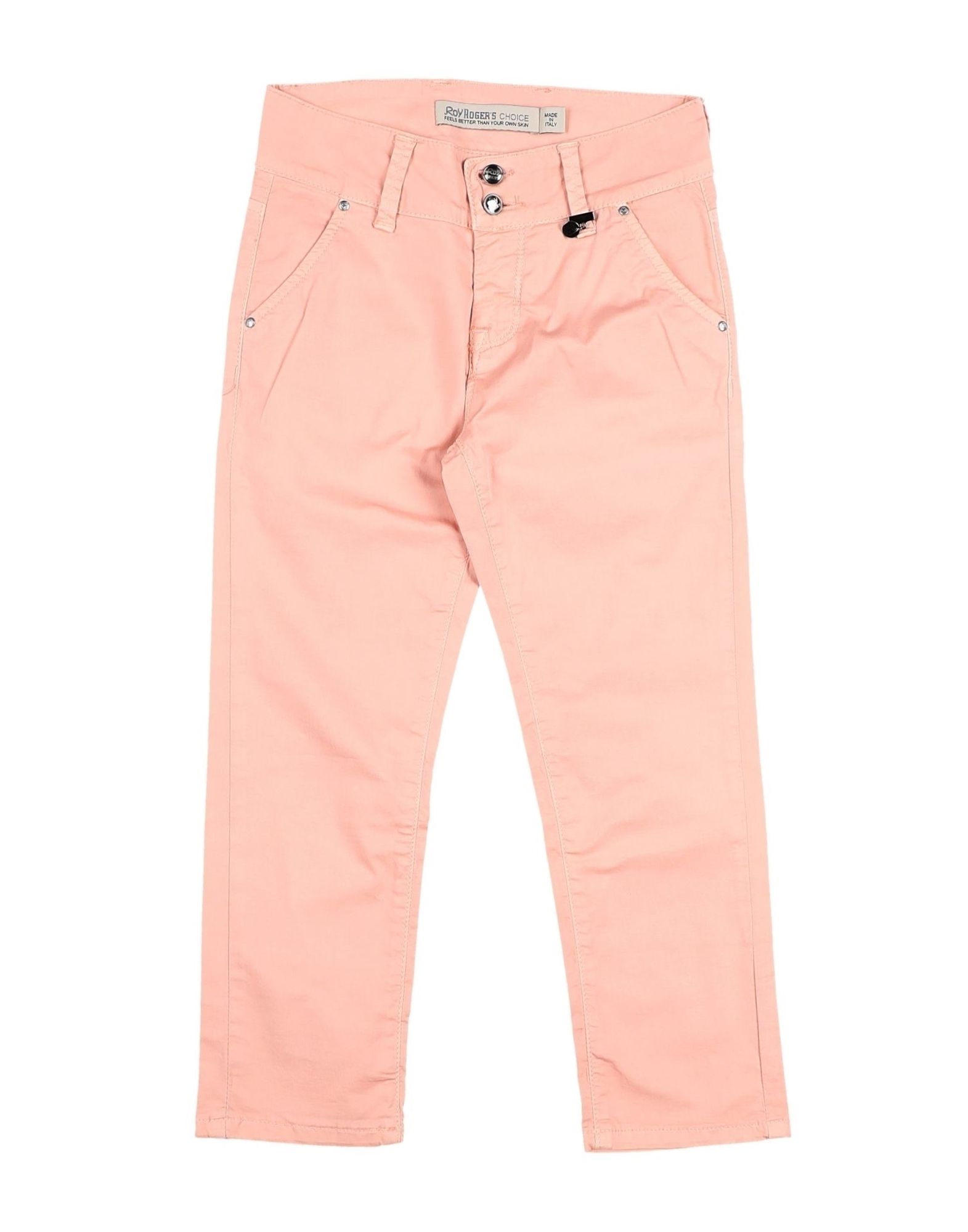 Roy Rogers Kids' Casual Pants In Salmon Pink