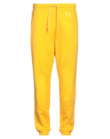 Moschino Man Pants Yellow Size 40 Cotton