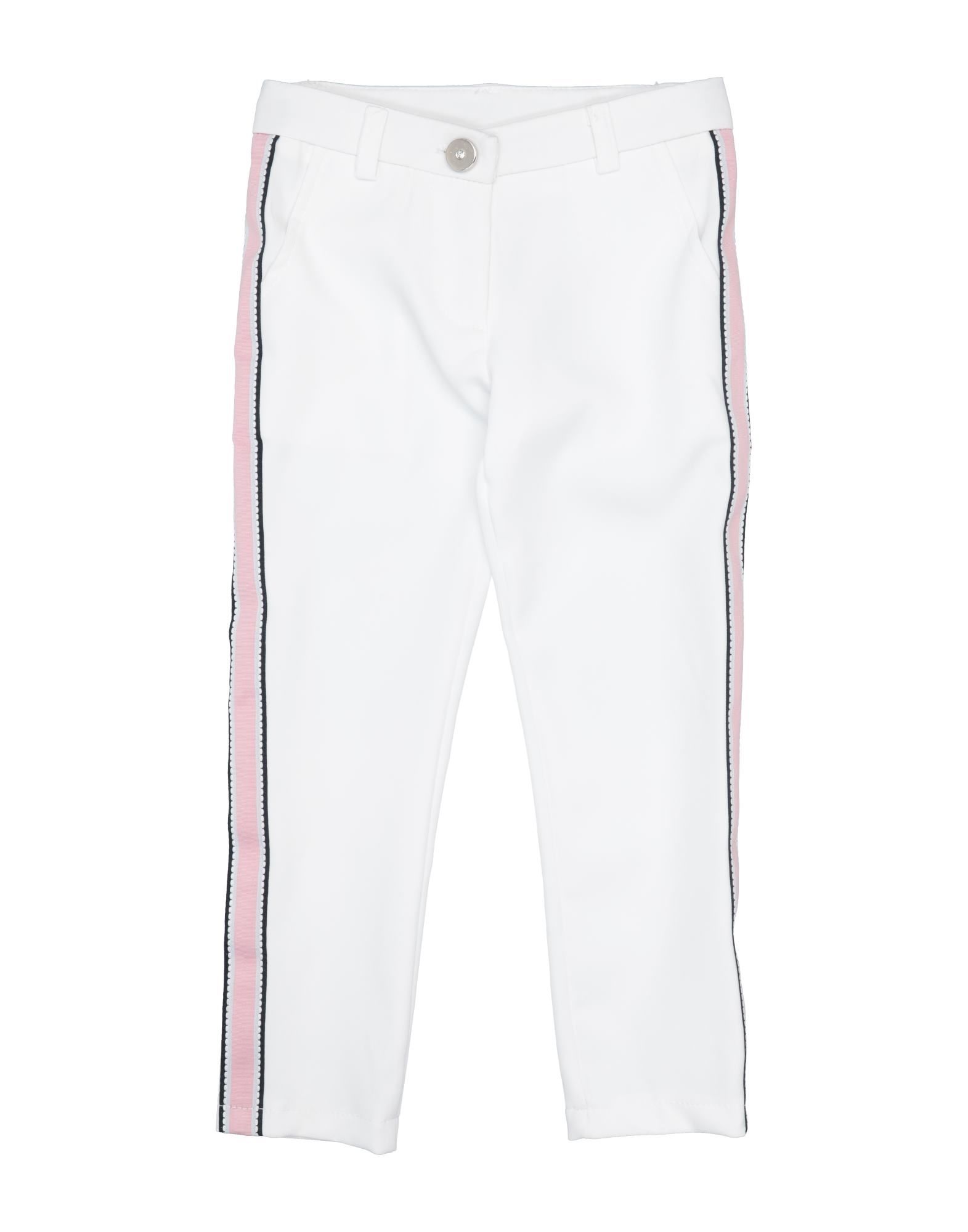 Miss Lulù Kids' Pants In White