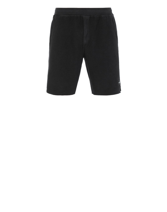 13390011sg - BERMUDAS STONE ISLAND FLEECE BERMUDA SHORTS 61440 STONE ISLAND - 0
