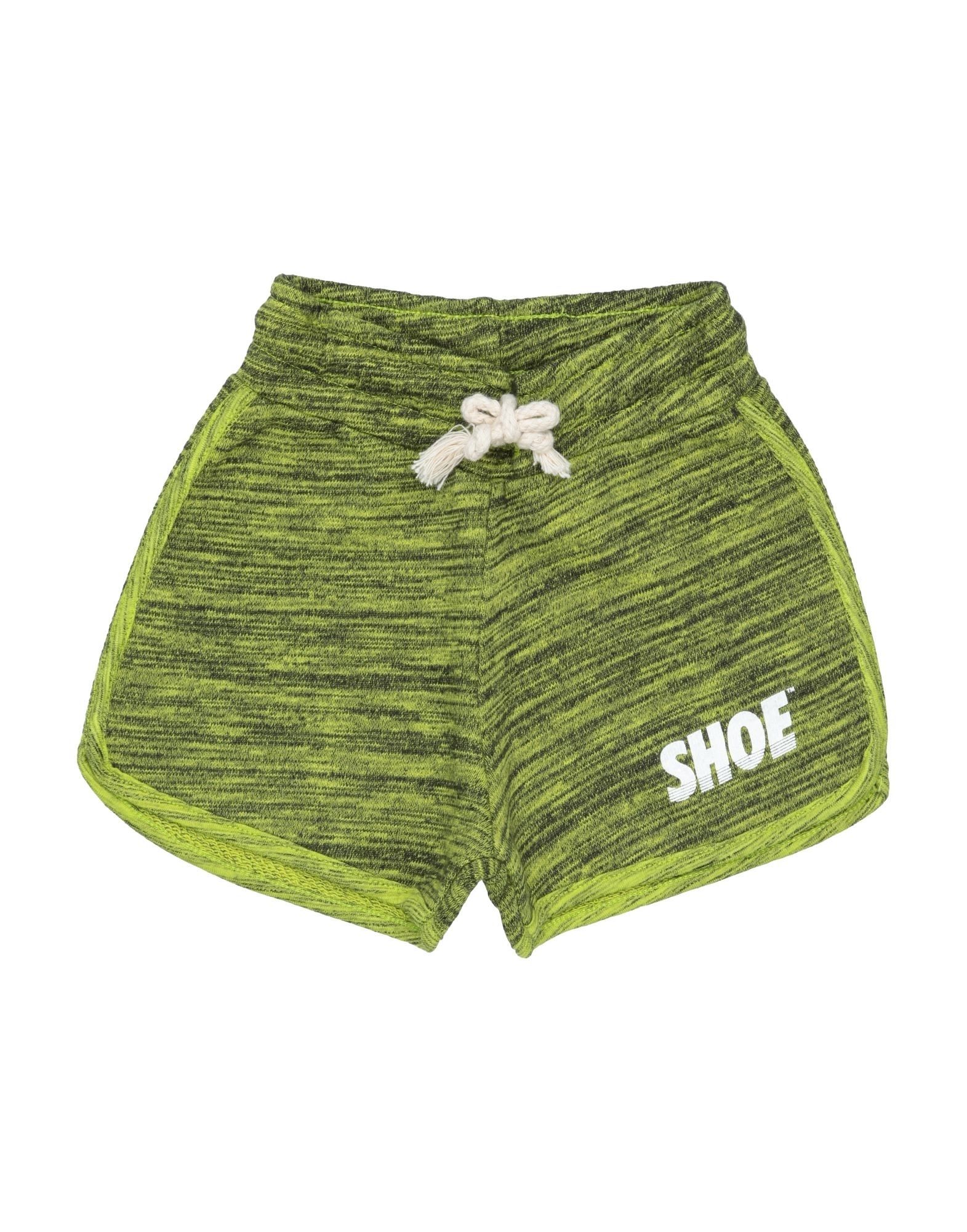 Shoeshine Kids' Shorts In Acid Green
