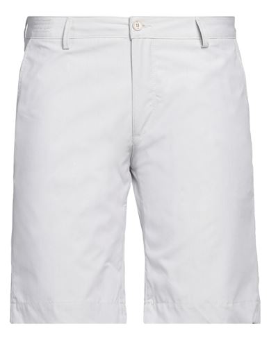 Shop Yan Simmon Man Shorts & Bermuda Shorts Light Grey Size 38 Cotton, Polyester, Elastane