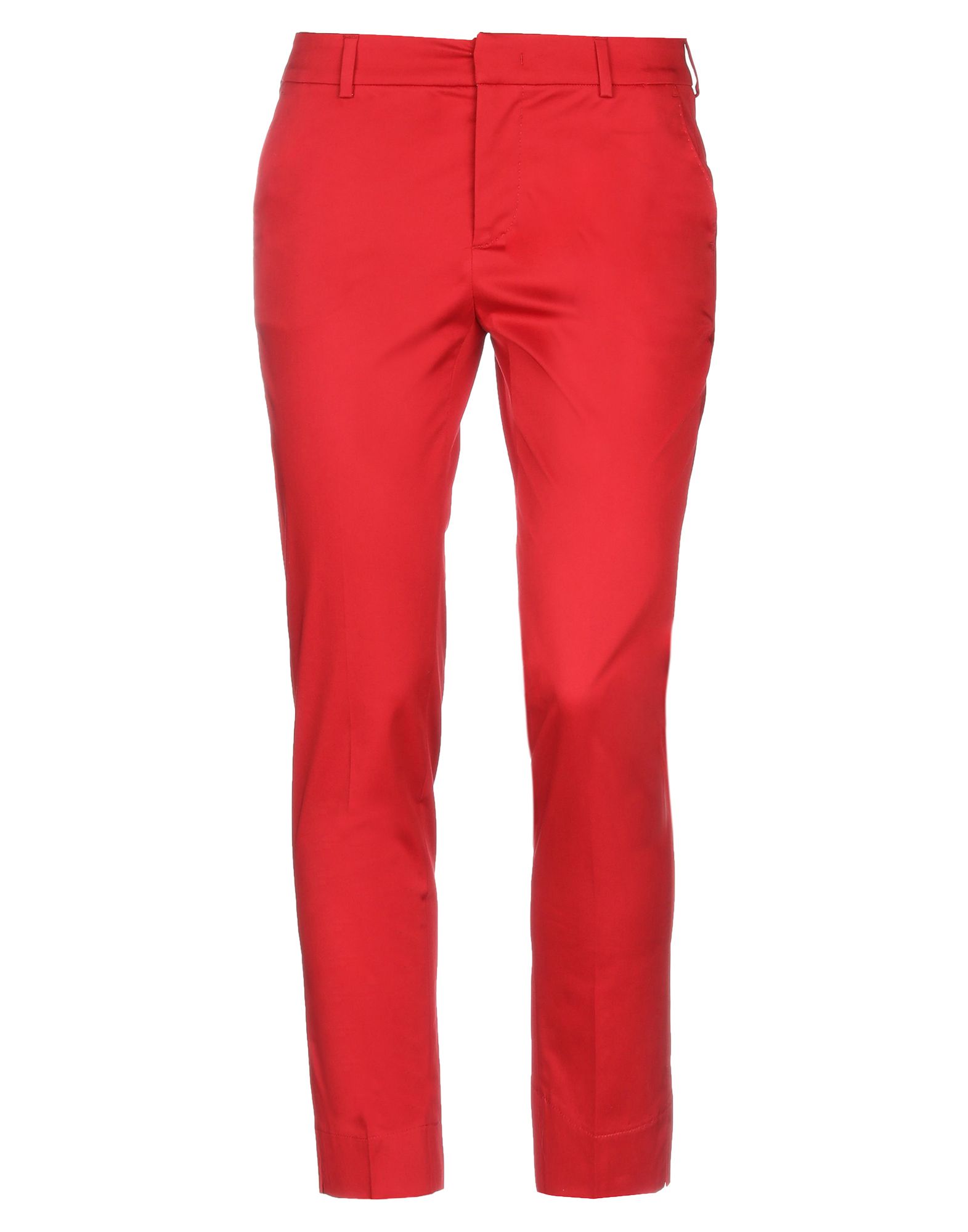 Повседневные брюки  - Бежевый,Красный цвет