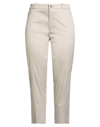 Berwich Woman In  Woman Pants Beige Size 12 Cotton, Elastane In Neutral