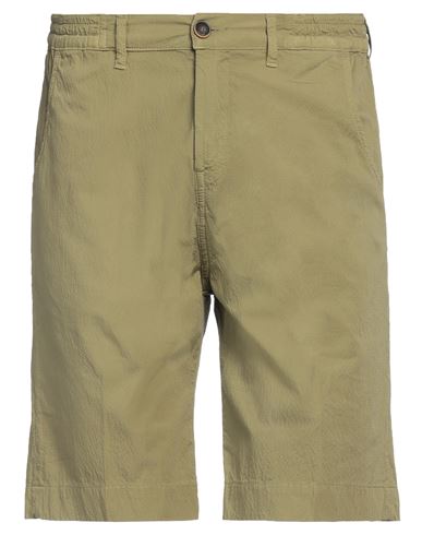 Man Shorts & Bermuda Shorts Blue Size 33 Cotton, Elastane