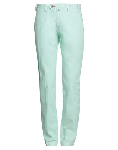 Baronio Man Pants Light Green Size 31 Cotton, Elastane