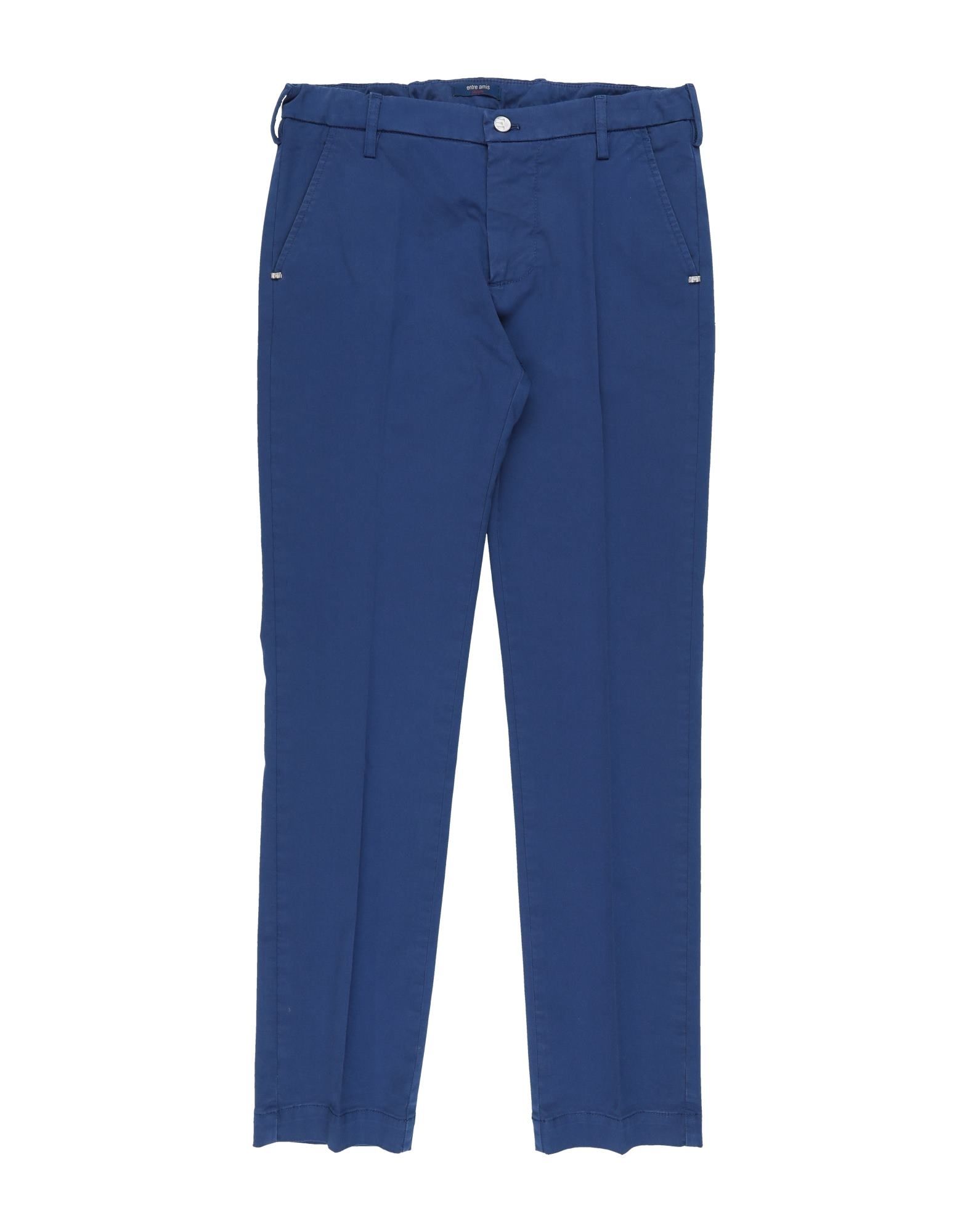 Entre Amis Garçon Casual Pants In Blue