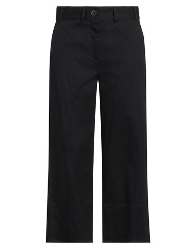 Messagerie Woman Pants Black Size 10 Cotton, Elastane
