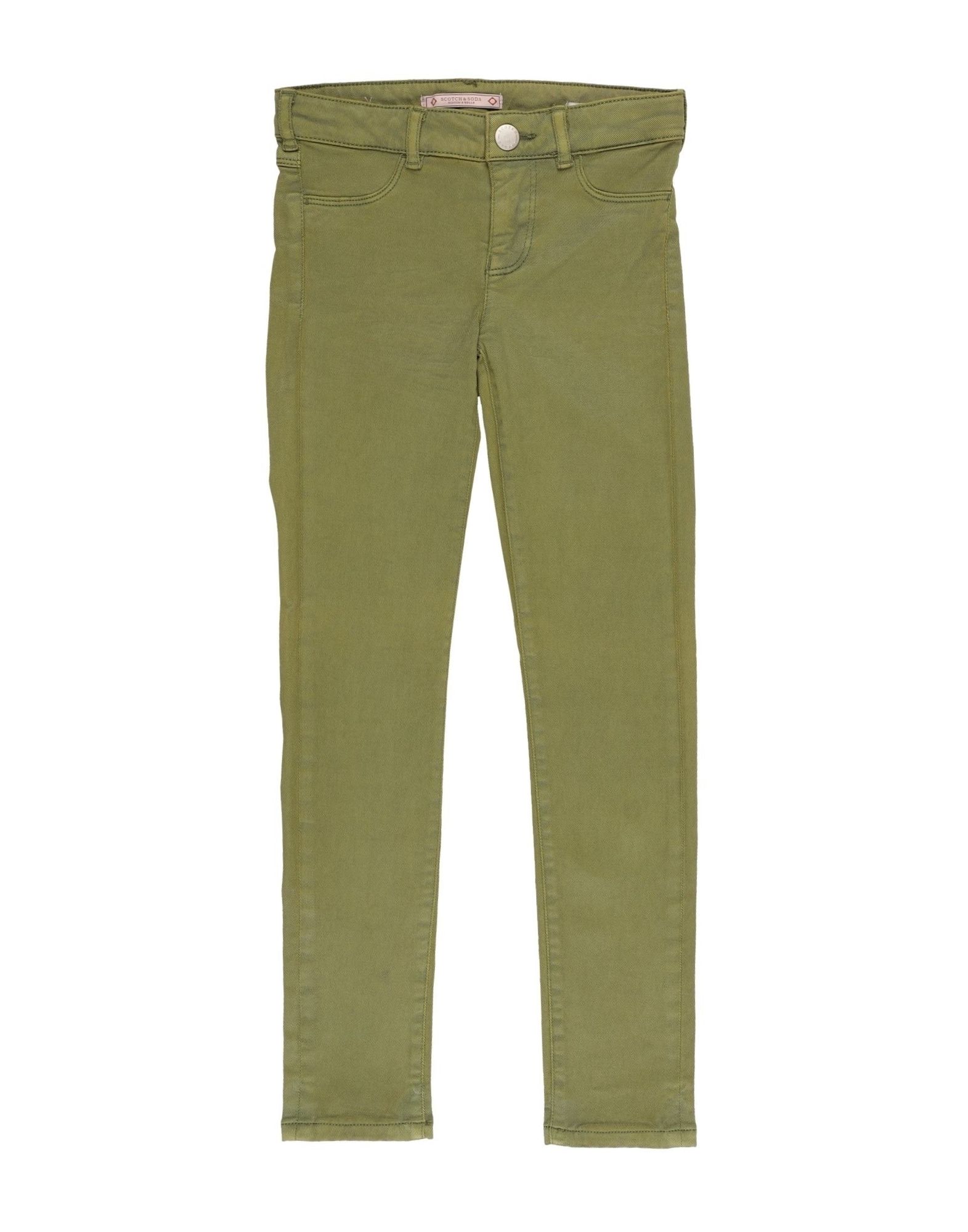 Scotch R'belle Kids' Casual Pants In Military Green