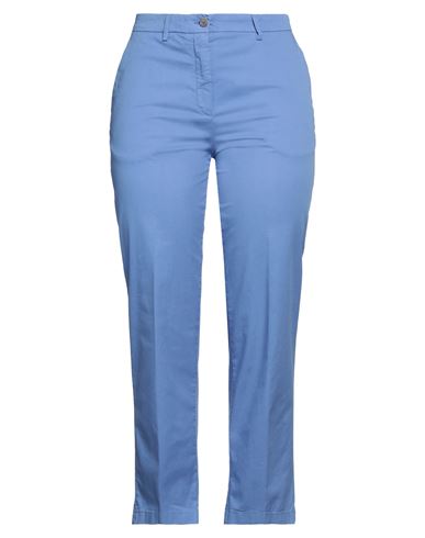 Aspesi Woman Pants Pastel Blue Size 8 Cotton, Elastane