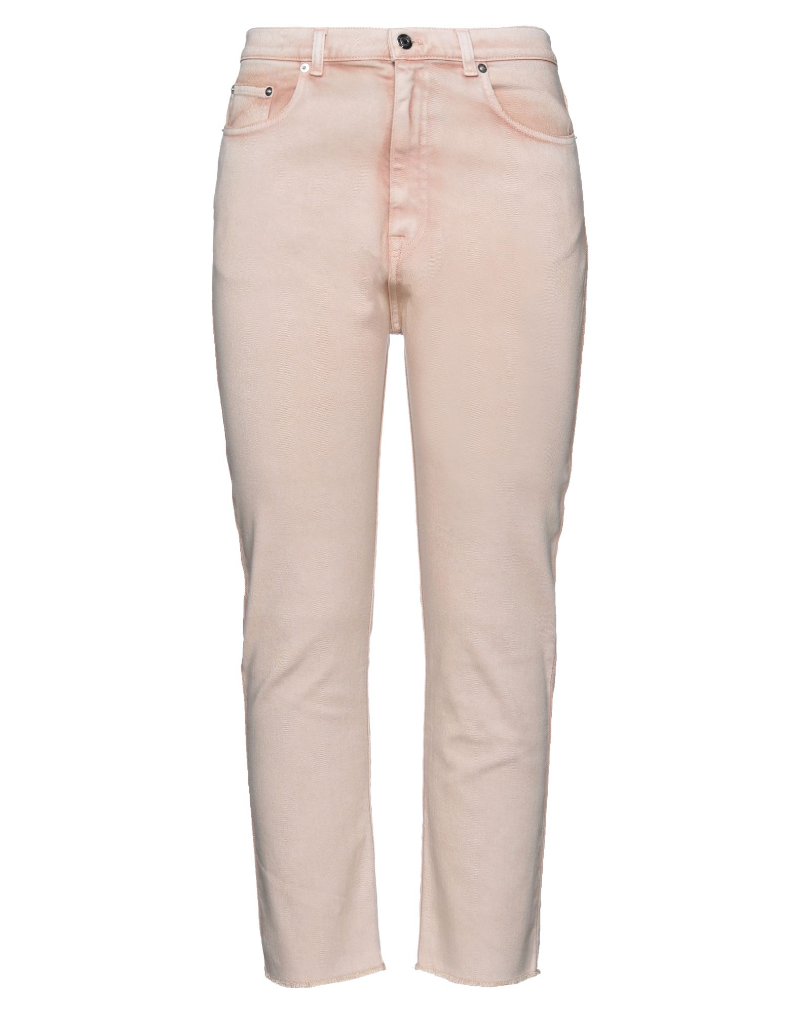 Ndegree21 Cropped Pants In Beige