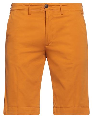 40weft Man Shorts & Bermuda Shorts Mustard Size 30 Cotton In Yellow