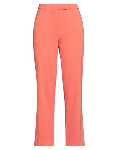 Etro Woman Pants Coral Size 8 Triacetate, Polyester In Red