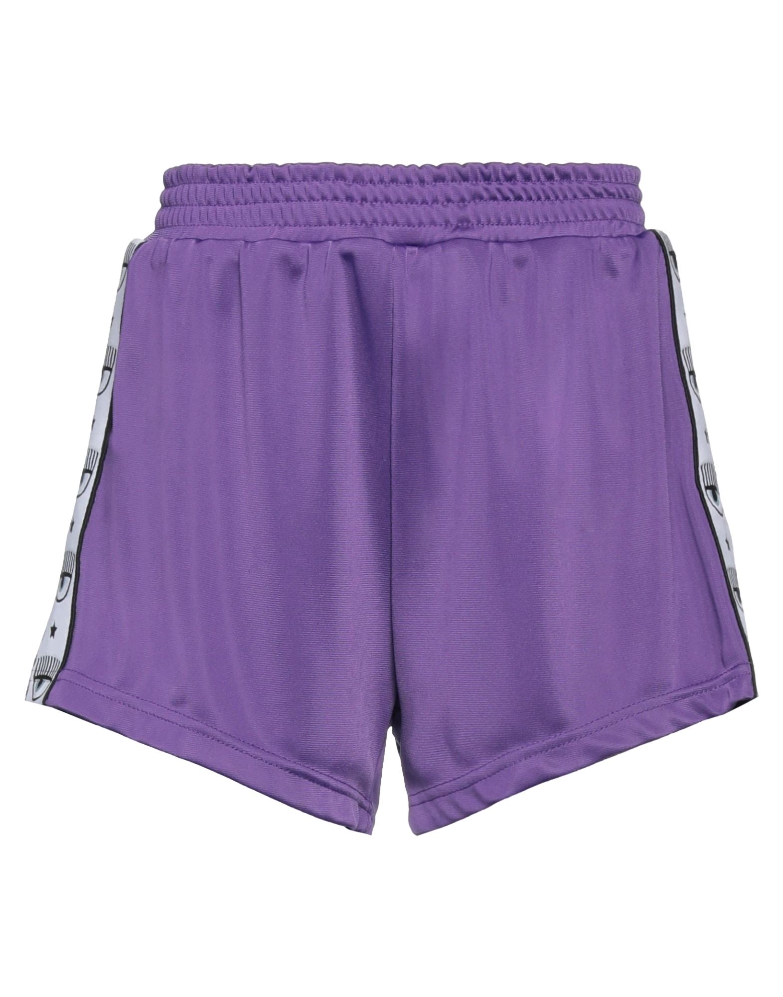 Chiara Ferragni Woman Shorts & Bermuda Shorts Purple Size Xs Polyester
