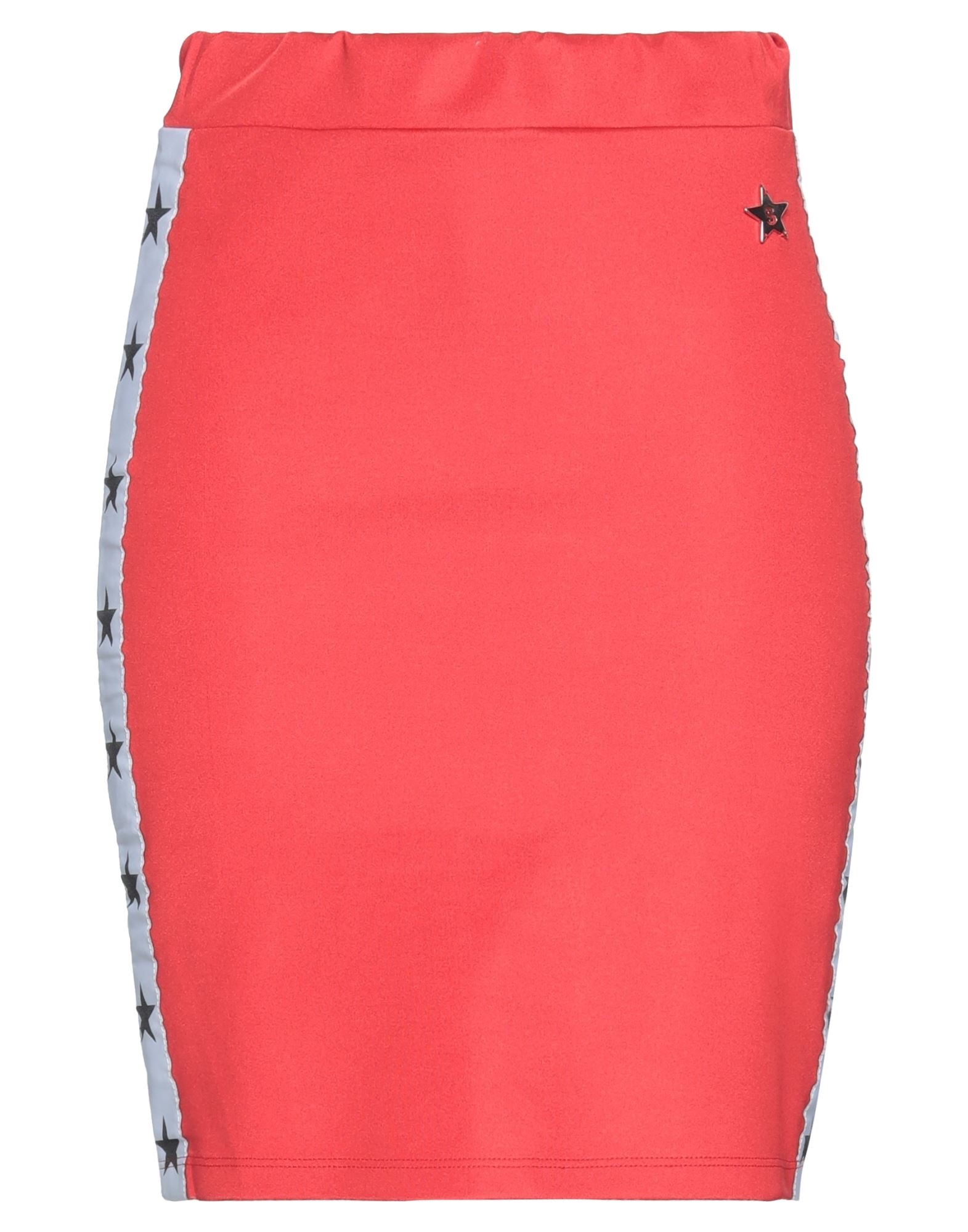 Shop ★ Art Woman Mini Skirt Red Size L Polyester, Lycra