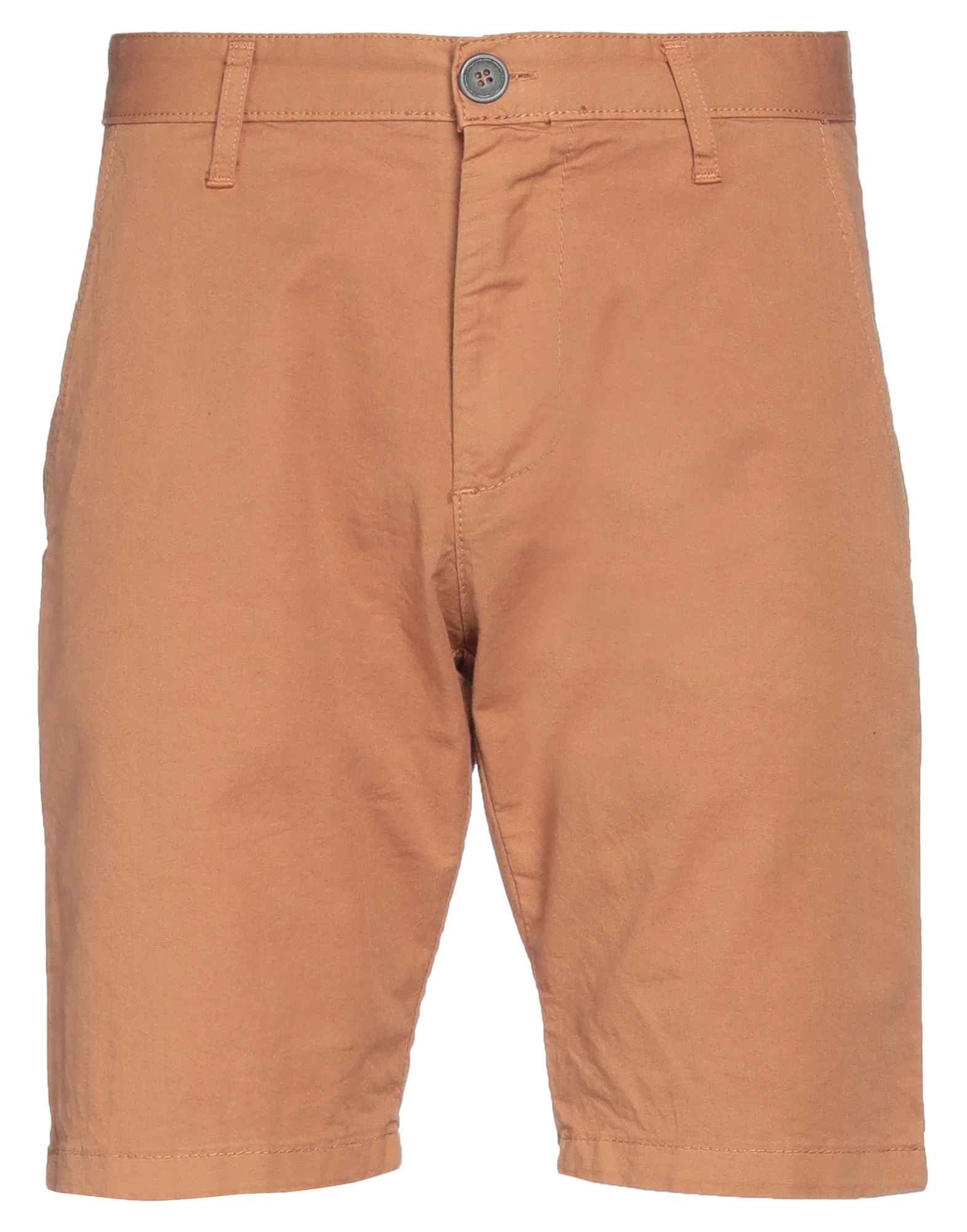 Imperial Man Shorts & Bermuda Shorts Camel Size 26 Cotton, Elastane In Beige