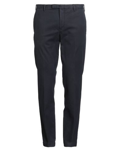 Pt Torino Man Pants Midnight Blue Size 38 Cotton, Elastane In Blue