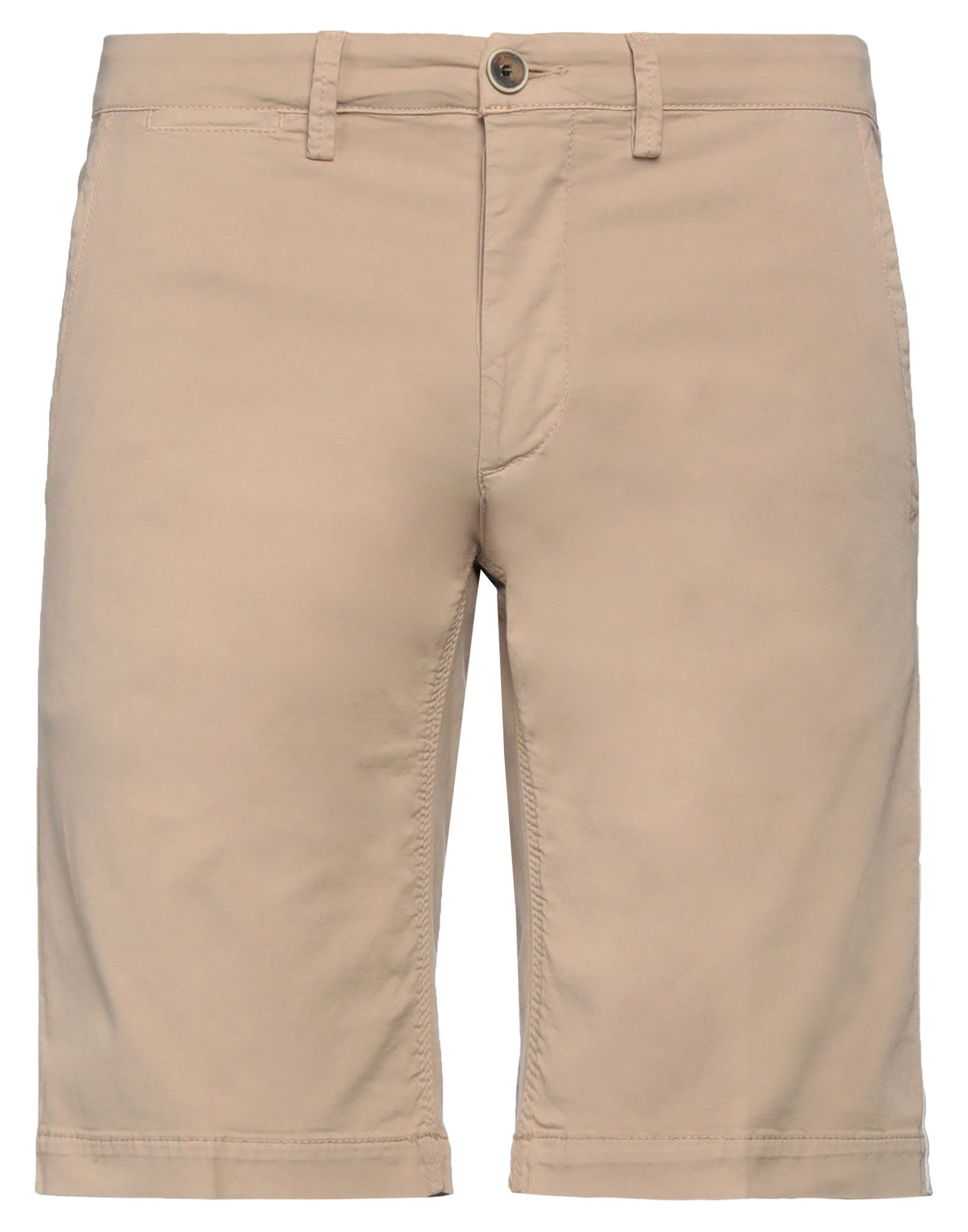 Macchia J Man Shorts & Bermuda Shorts Beige Size 31 Cotton, Elastane