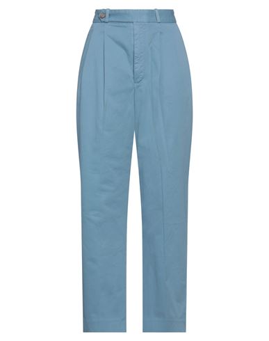 Polo Ralph Lauren Woman Pants Light Blue Size 8 Cotton, Elastane
