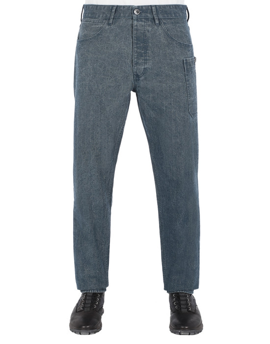 Trousers J04J1 PANAMA PLACCATO RE-T STONE ISLAND - 0