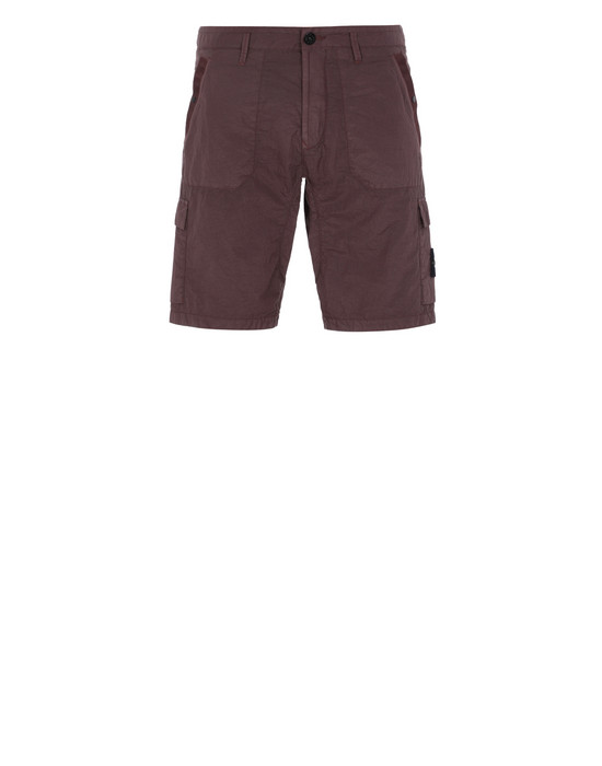 STONE ISLAND L1029 S.I.PA/PL SEERSUCKER-TC Bermuda shorts Man MAHOGANY BROWN