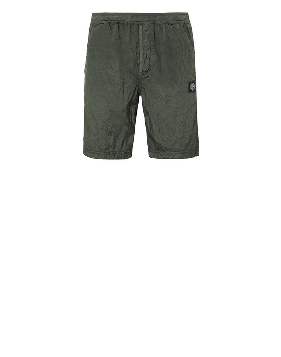 STONE ISLAND 66736 NYLON METAL RIPSTOP SWEATSHIRT-BERMUDAS Herr Olivgrün