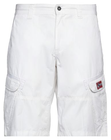 langzaam Ongewijzigd Wetenschap Napapijri Man Shorts & Bermuda Shorts White Size 40 Cotton | ModeSens