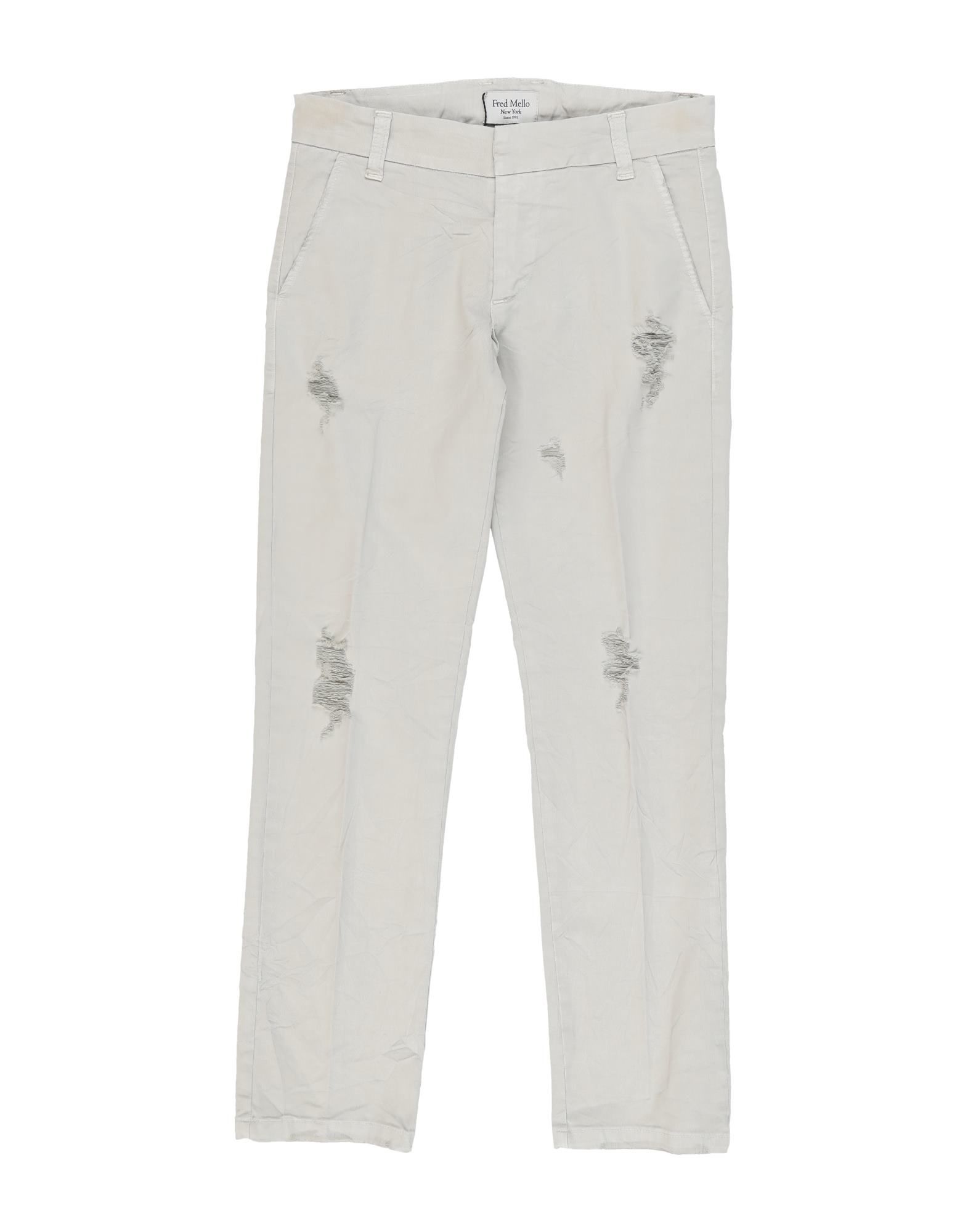 Fred Mello Kids' Casual Pants In Beige