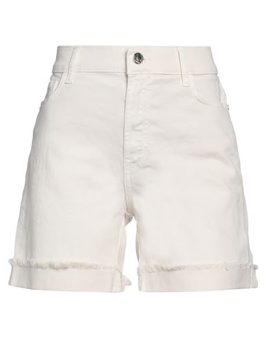 Kaos Jeans Woman Shorts & Bermuda Shorts Beige Size 25 Cotton, Elastane