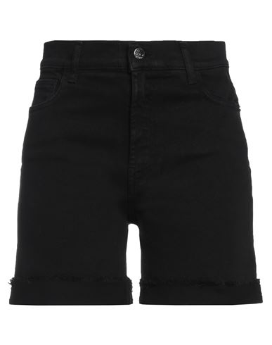 Kaos Jeans Woman Shorts & Bermuda Shorts Black Size 25 Cotton, Elastane