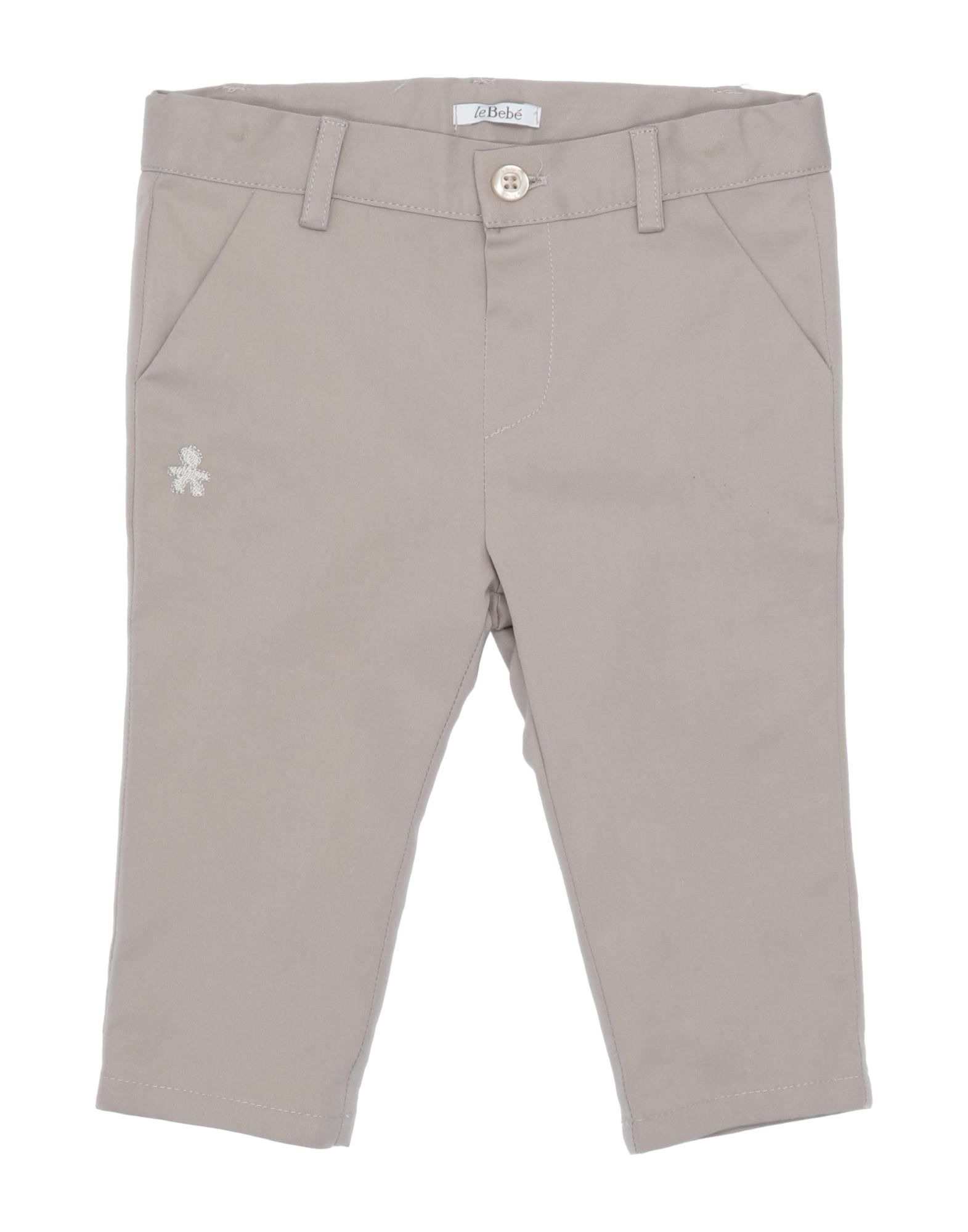 Le Bebé Kids' Casual Pants In Dove Grey