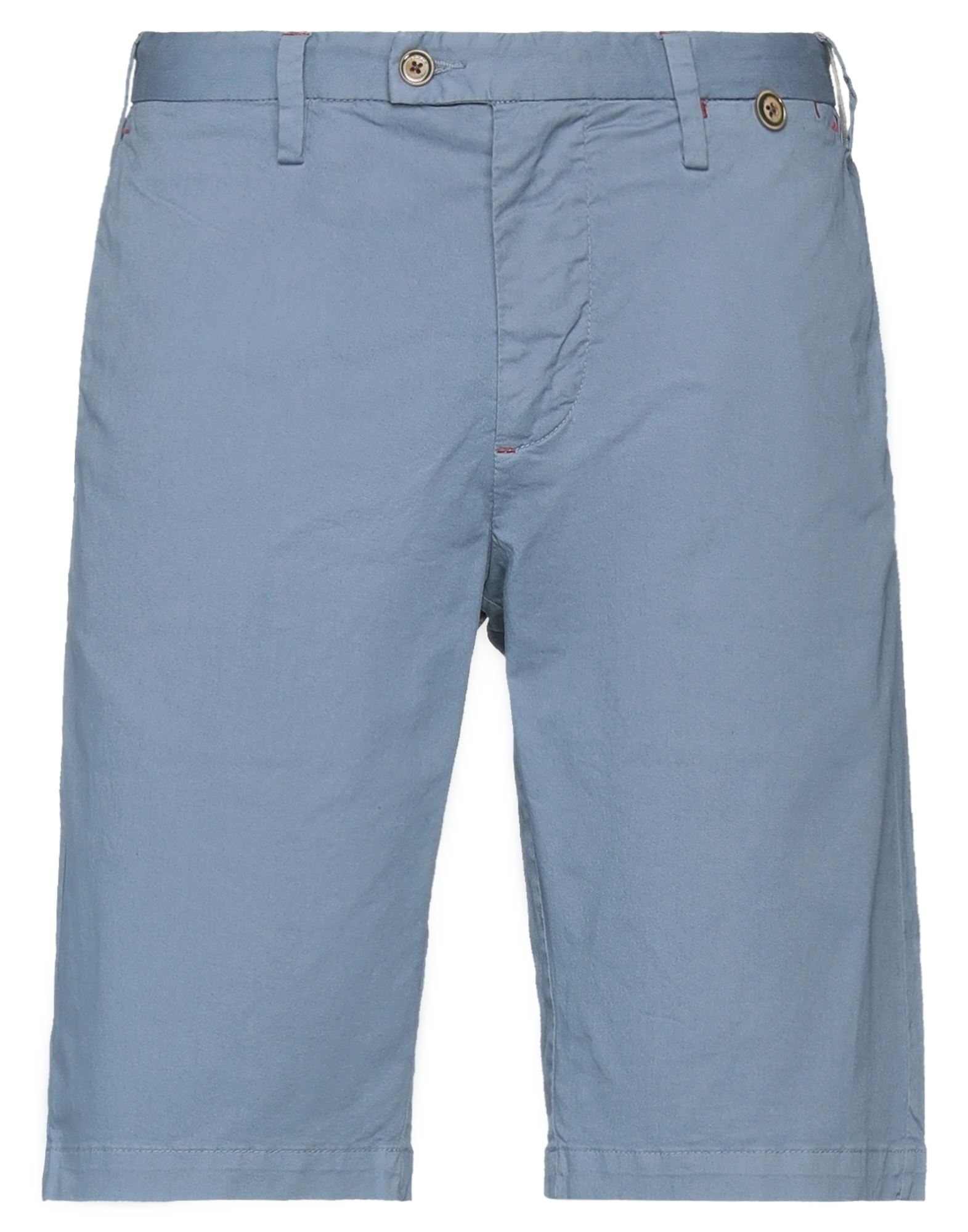 At.p.co At. P.co Man Shorts & Bermuda Shorts Slate Blue Size 28 Cotton, Elastane
