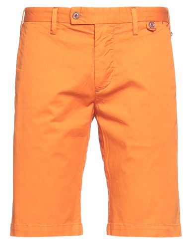 At.p.co At. P.co Man Shorts & Bermuda Shorts Orange Size 28 Cotton, Elastane