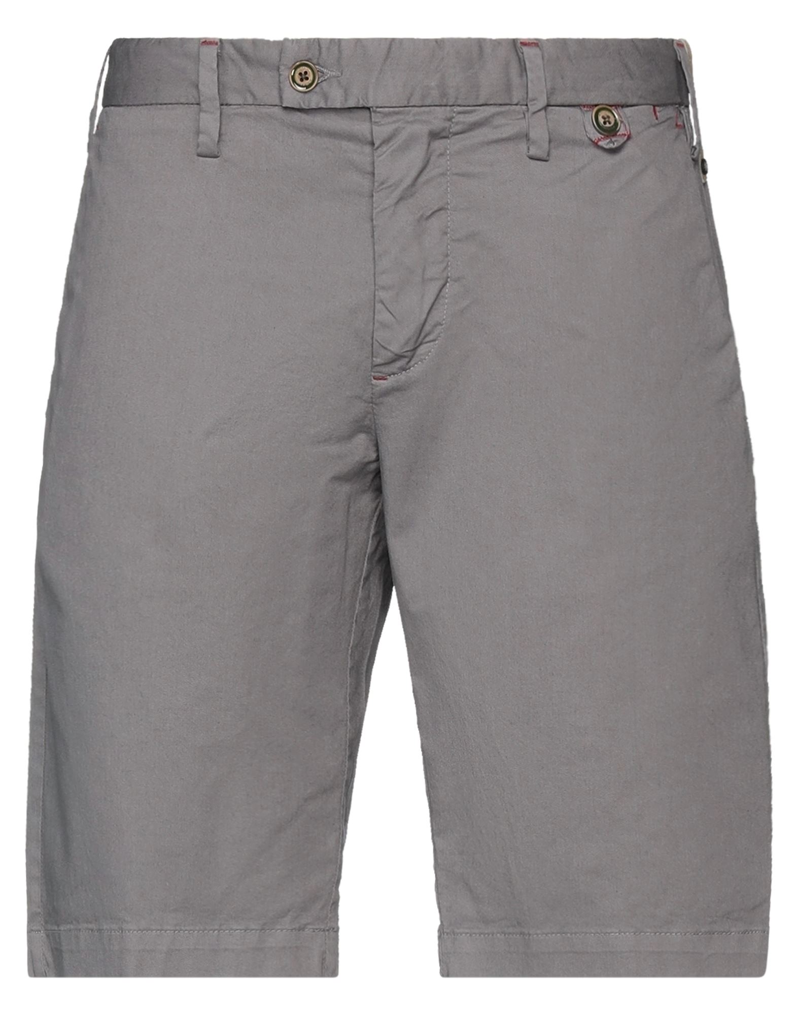 At.p.co At. P.co Man Shorts & Bermuda Shorts Grey Size 28 Cotton, Elastane