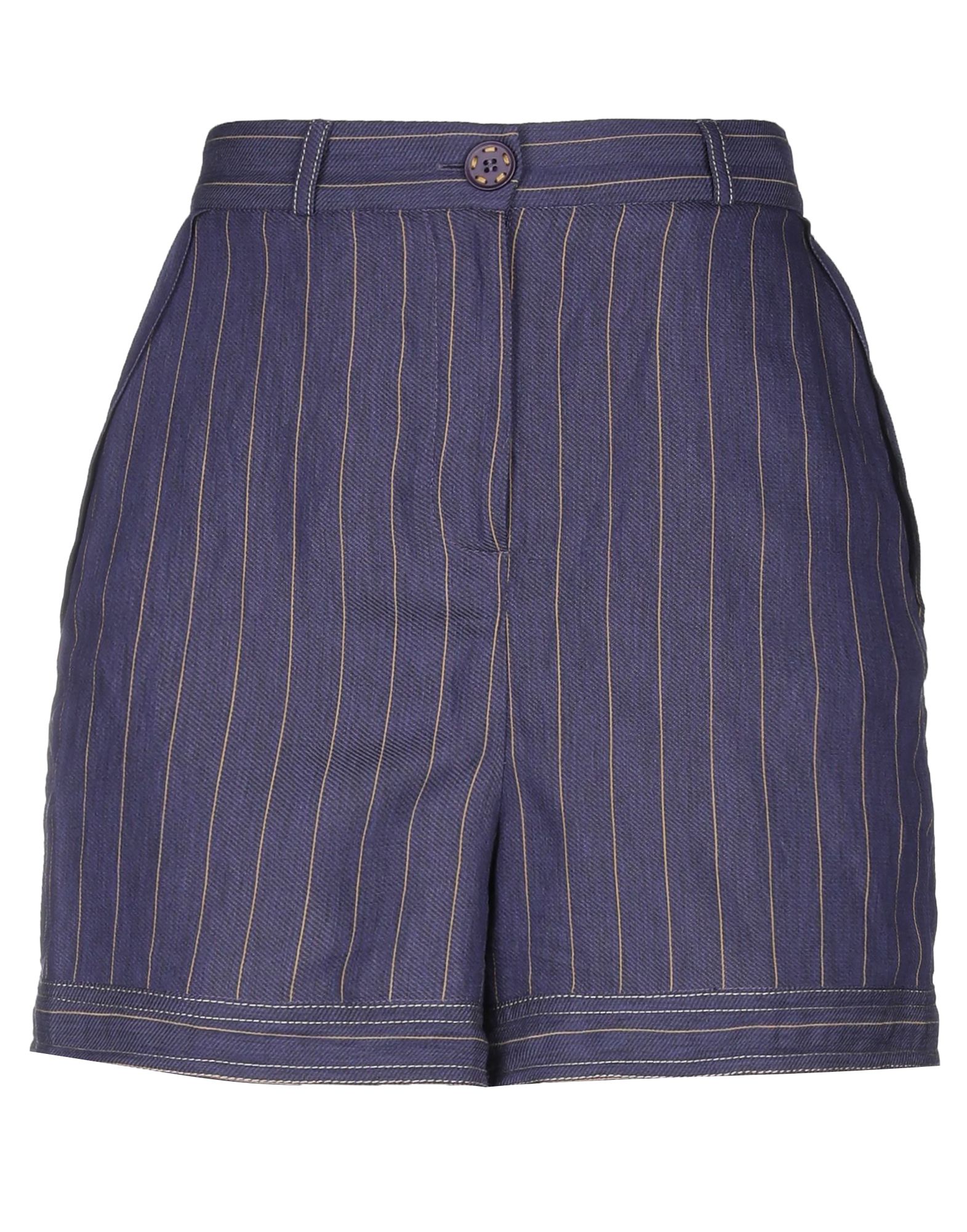 《セール開催中》MANILA GRACE レディース ショートパンツ パープル 40 レーヨン 88% / ポリエステル 12%