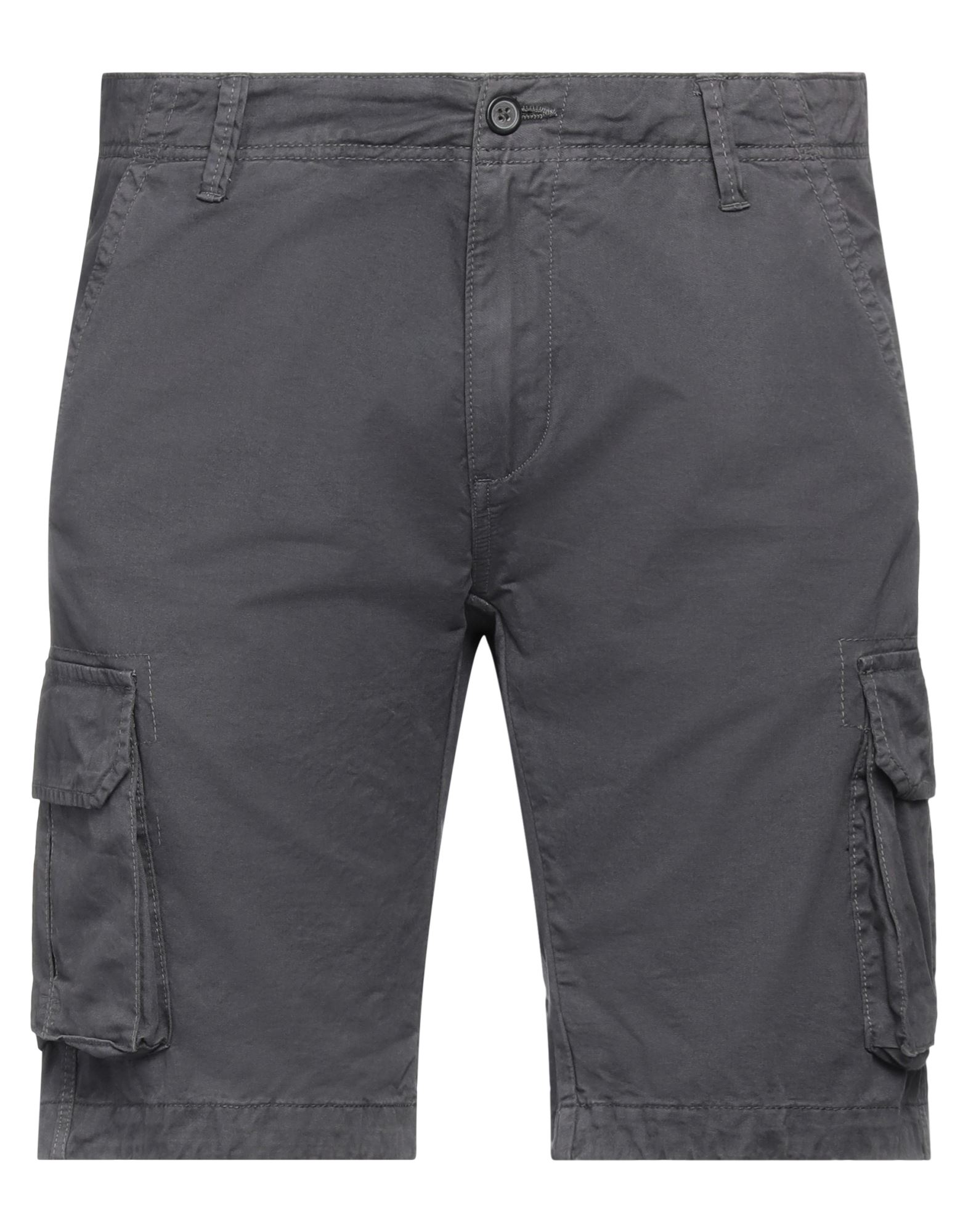 A.f.f Associazione Fabbri Fiorentini A. F.f Associazione Fabbri Fiorentini Man Shorts & Bermuda Shorts Lead Size 28 Cotton In Grey