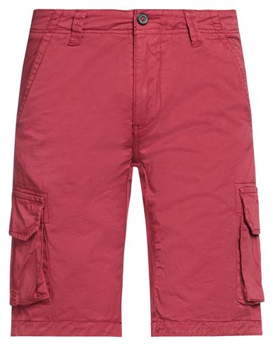 A.f.f Associazione Fabbri Fiorentini A. F.f Associazione Fabbri Fiorentini Man Shorts & Bermuda Shorts Brick Red Size 28 Cotton
