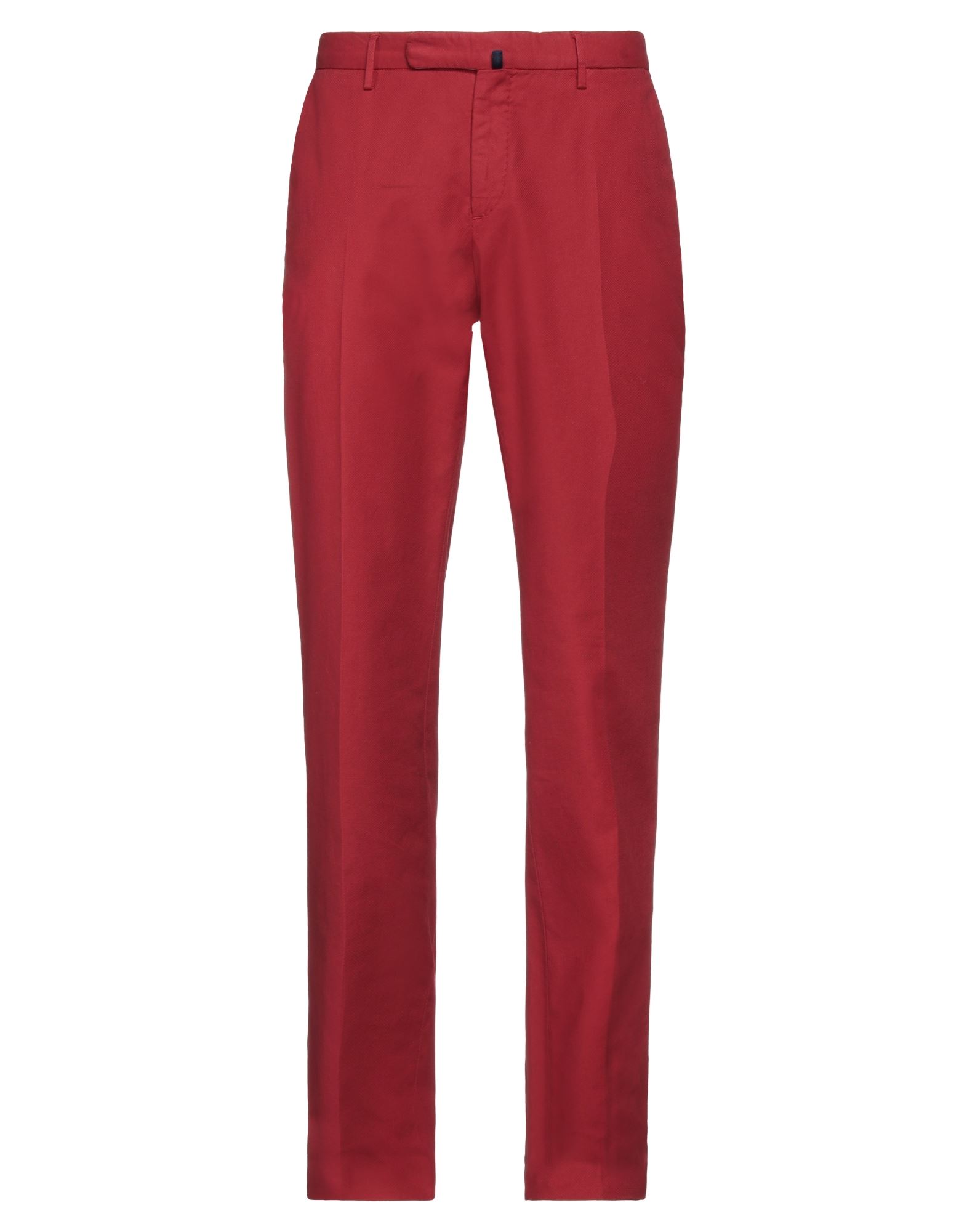 INCOTEX INCOTEX MAN PANTS RED SIZE 34 COTTON, ELASTANE