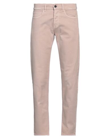 Pence Man Pants Light Brown Size 30 Cotton, Elastane In Beige