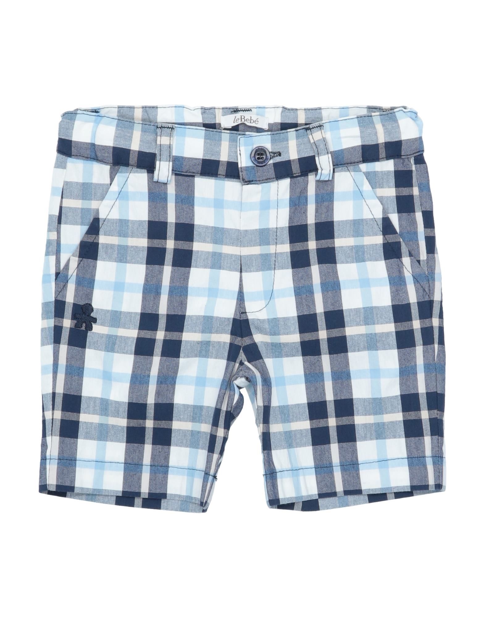 Shop Le Bebé Newborn Boy Shorts & Bermuda Shorts Midnight Blue Size 3 Cotton