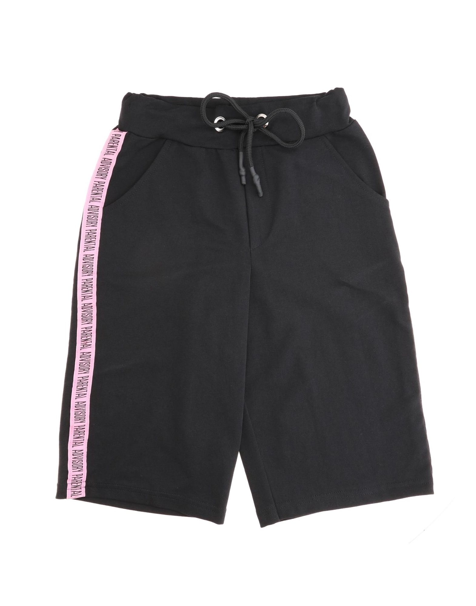 Parental Advisory Explicit Content Kids' Shorts & Bermuda Shorts In Black