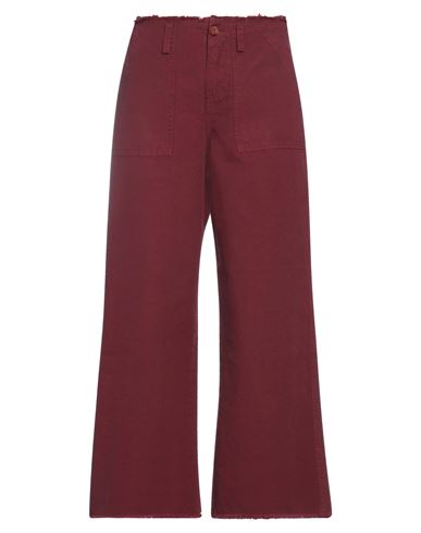 Kaos Jeans Woman Pants Burgundy Size L Cotton In Red