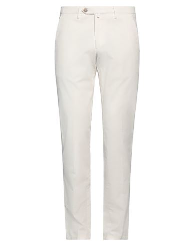 Shop Michael Coal Man Pants Cream Size 35 Cotton, Elastane In White
