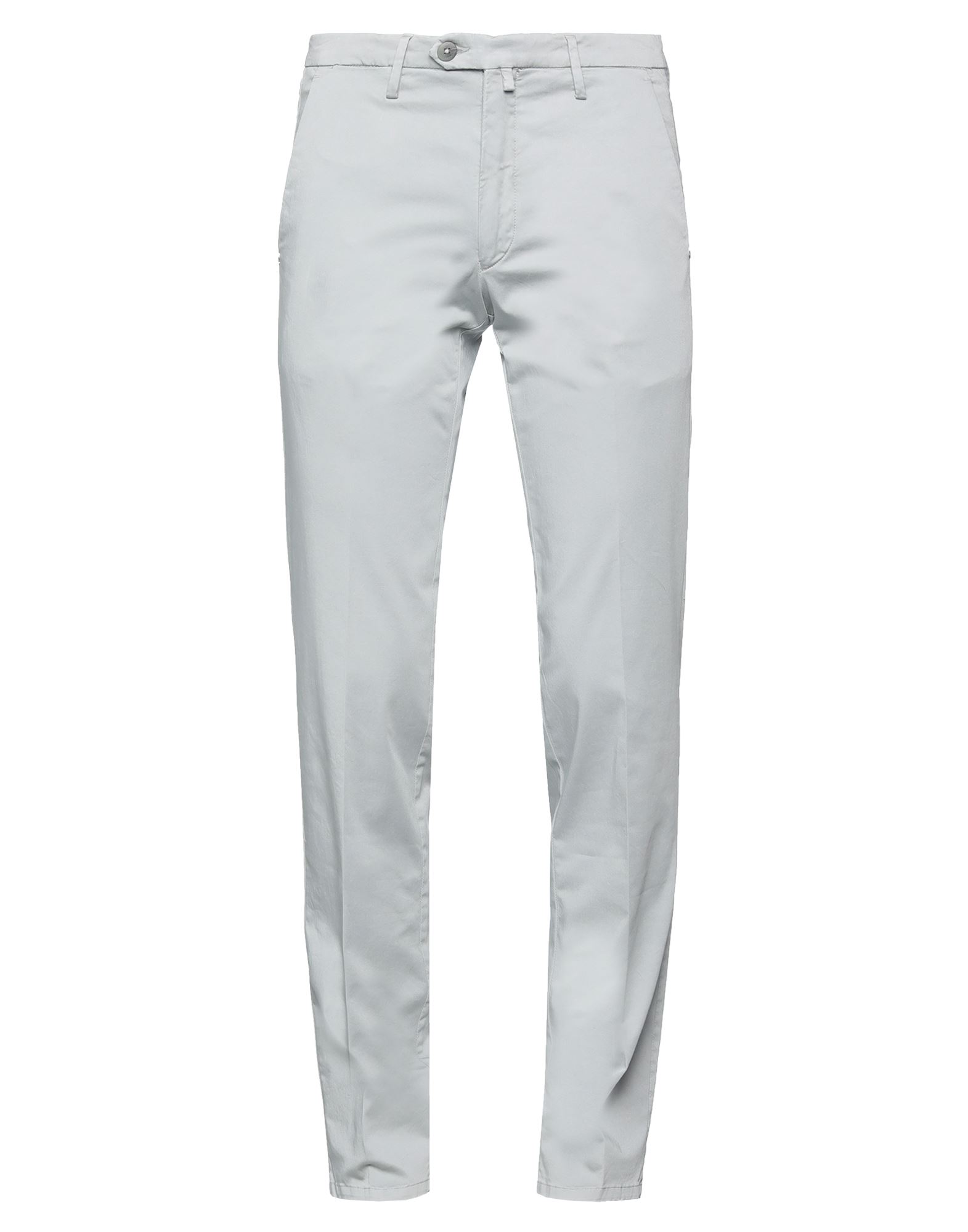 Michael Coal Man Pants Light Grey Size 35 Cotton, Elastane