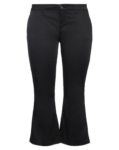 Liu •jo Woman Cropped Pants Black Size 31 Cotton, Elastane